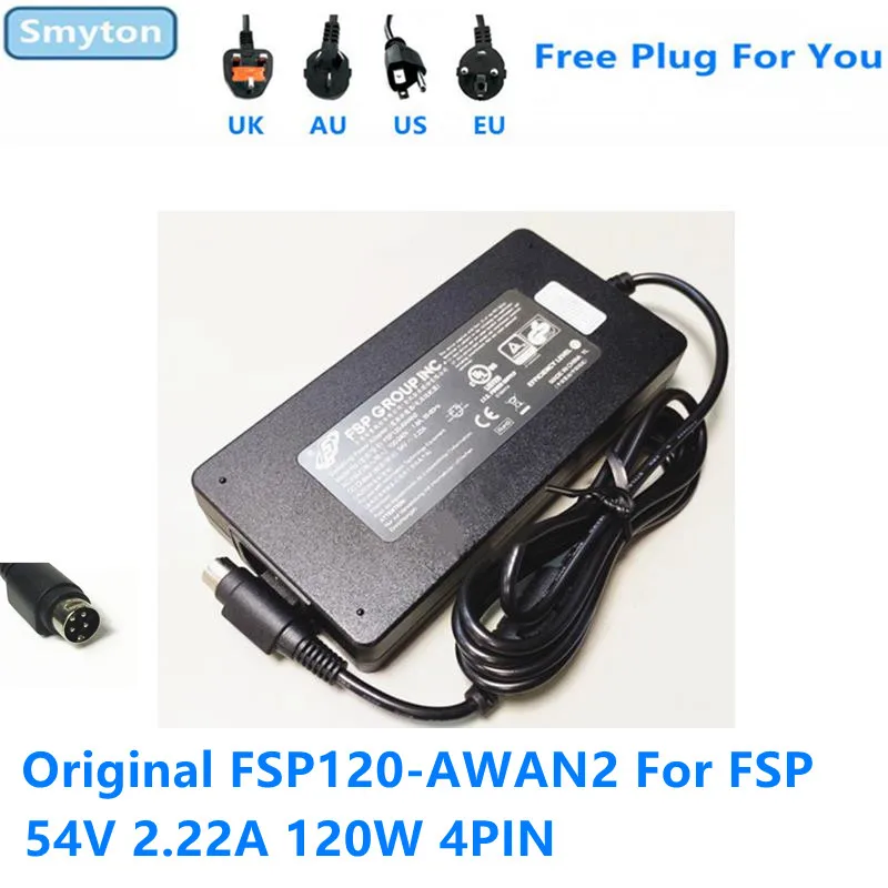 Оригинальное зарядное устройство-адаптер переменного тока для FSP 54 в 120 А Вт 4