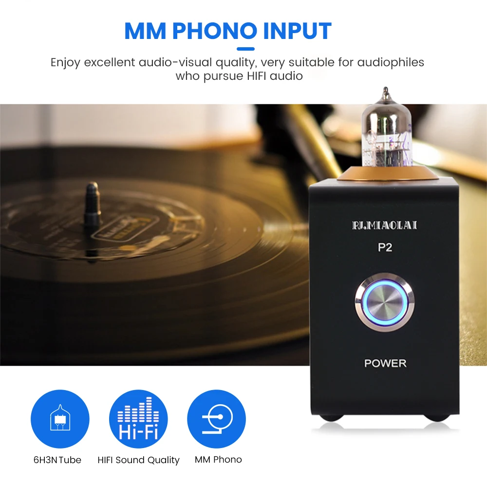 Усилитель мощности MMini Phono 6H3N трубчатый фонограф Предварительный усилитель мм