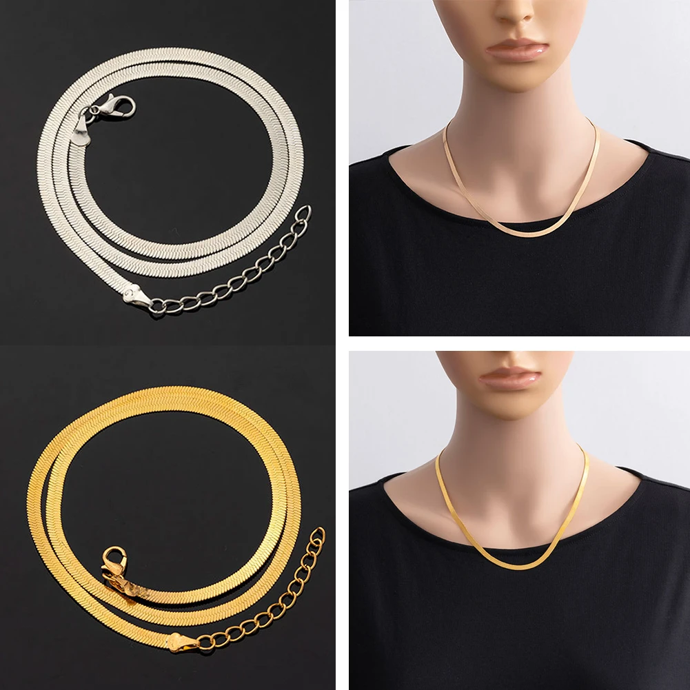 

Snake Necklace Chain Choker Necklace Neck Jewelry Link Necklace Chain Necklaces Jewelry Cool Street Style Necklace For Men