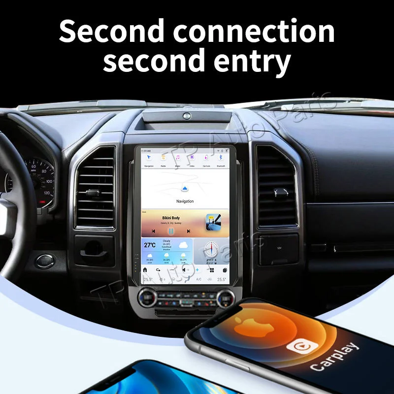 Автозапчасти TP автомобильный радиоприемник 14 4 дюйма для экспедиции Ford 2018-2024 Android