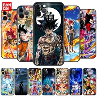 case for apple iphone 13 12 pro max 11 xr se 2020 7 8 plus phone cover x xs 6s 6 5 5s black soft shell anime dragon ball super