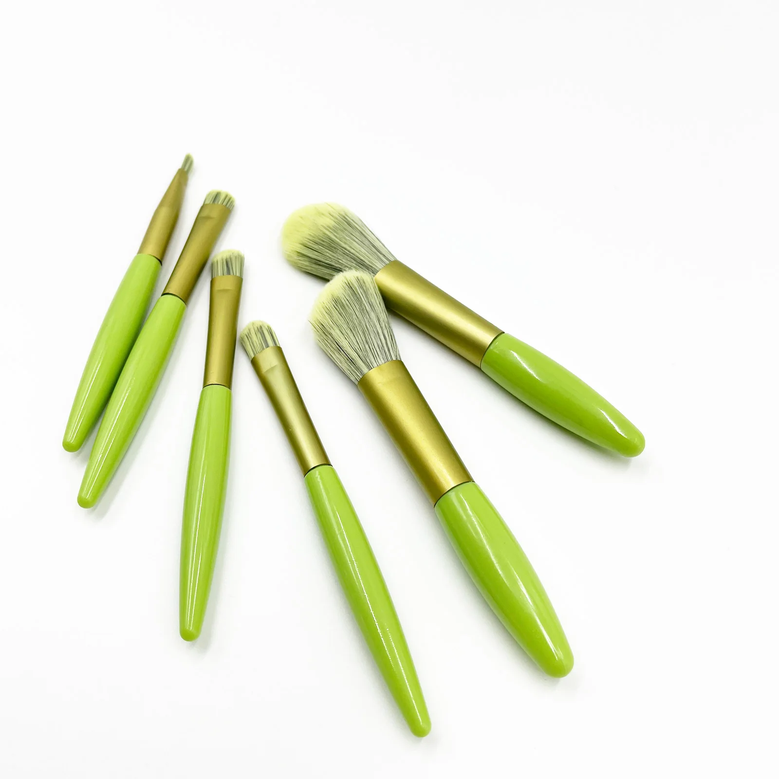 6 шт. набор кистей для макияжа начинающих серия clear sky включает кисть пудры теней