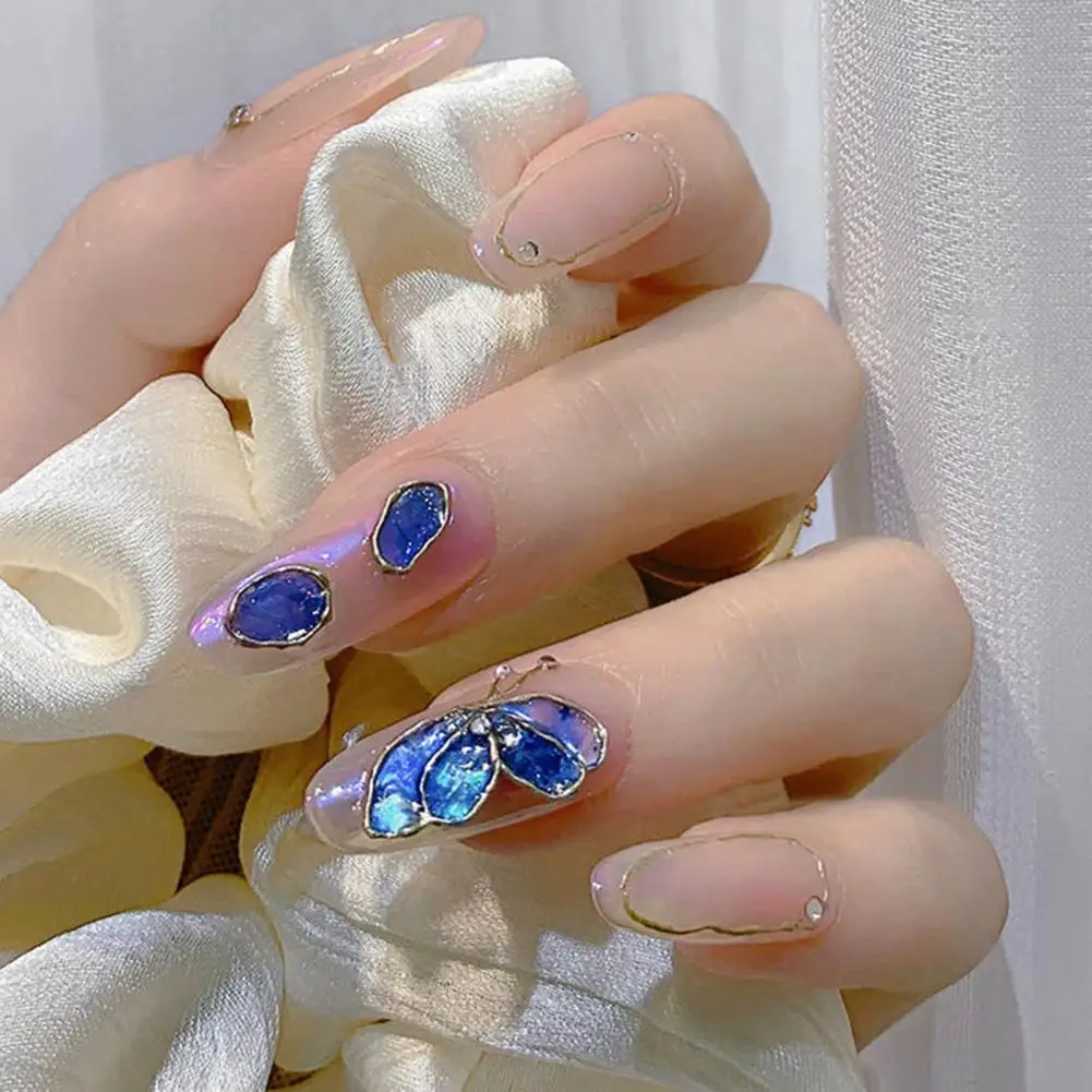 

Nail художественный амулет 12 Маникюр для ногтей сетка Shell 3D сломанный чехол для ногтей