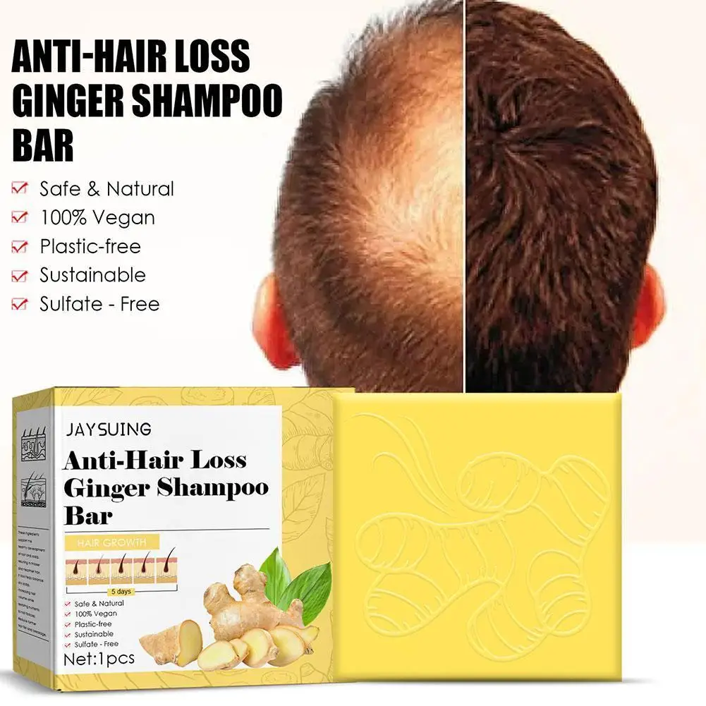 

Hair Growth Shampoo Soap Ginger Hair Soap Fluffy Care Nourishing Hair Root Hair Care Scalp Cleansing