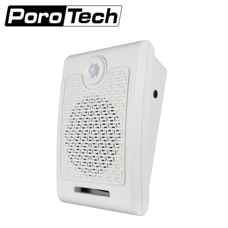 WT01 Wall Mounted PIR Motion Sensor Audio Speaker Infrared Body Sensor Alarm Public Place Voice Broadcast SD Card Play