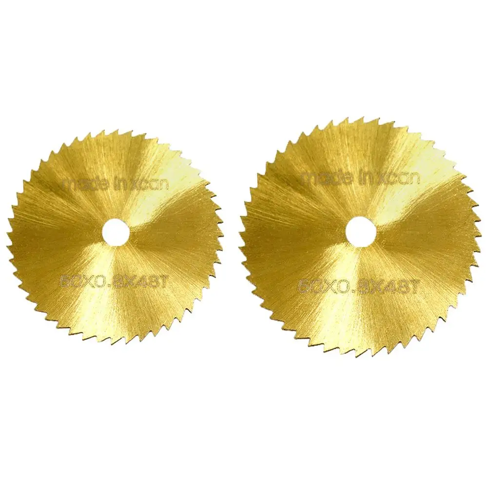 

HSS High Speed Steel Gold Small Saw Blade Sawtooth Sharp Time-Saving Labor-Saving 6mm Inner Hole Wood Cutting Disc Wheel