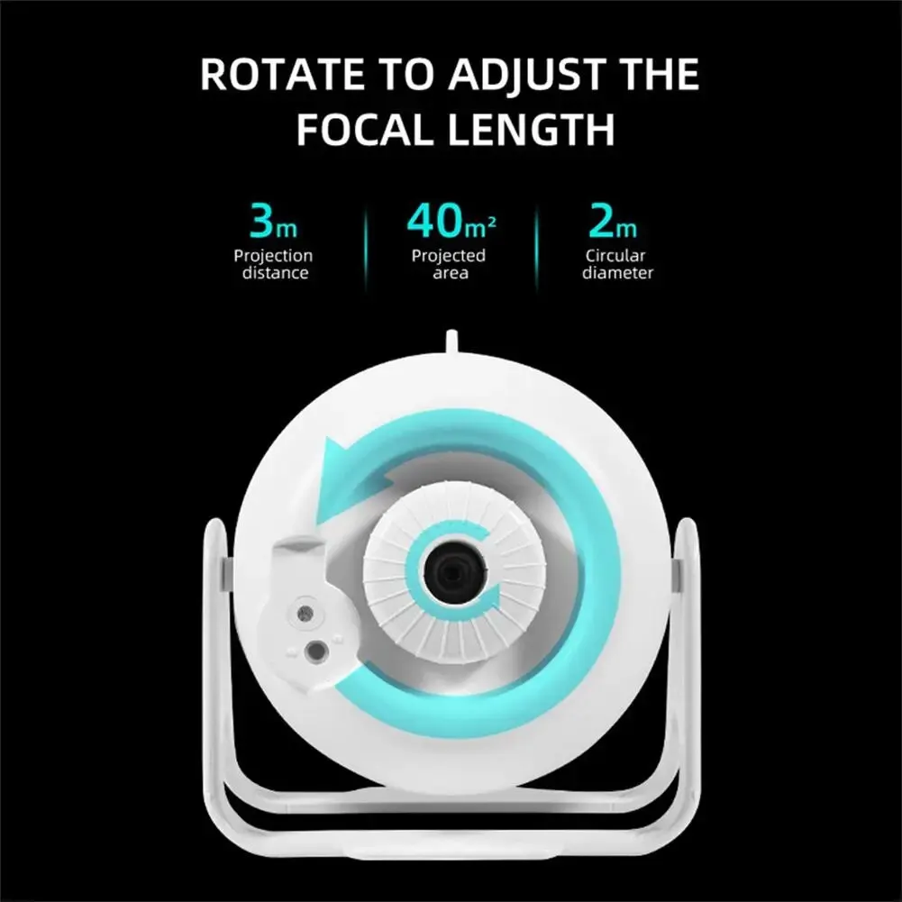 

Светодиодный Звездный проектор красочный романтический вращающийся проектор высокой четкости галактика звездное небо ночное освещение