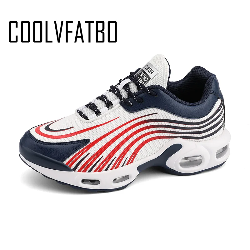 

COOLVFATBO 2022 Sneakers for Men Air Cushioned Breathable Men's Sneakers Men Casual Shoes Men Running Shoes Big Size 46