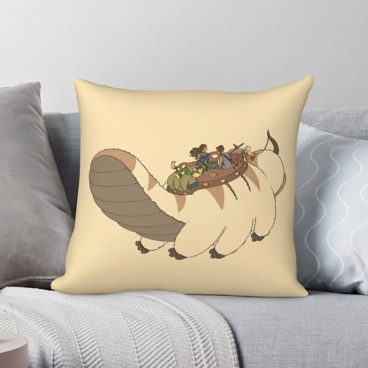 

Наволочка для подушки Appa Square, полиэстеровый льняной бархатный чехол с принтом на молнии, декоративный чехол для подушки, наволочка для дивана, 18 дюймов