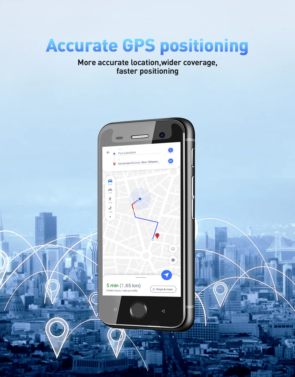 Melrose S9 Plus 4G Android 7.0 Mini Smartphones Quad Core 1G RAM 8GB ROM 2.45 Inch Small Phone 1000mAh 5MP Camera Mobile Phone