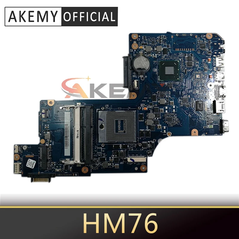 

AKEMY H000041590 Laptop motherboard for toshiba satellite C870 L870 SLJ8E HM76 DDR3 Mainboard Works