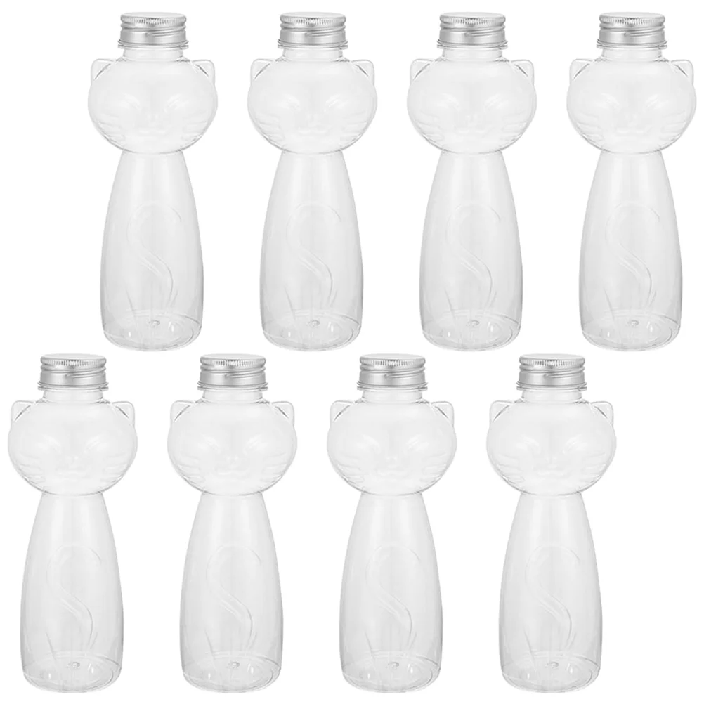 

Bottlesbeverage Bottle Drink Reusablewith Water Clear Empty Juicing Caps Containers Smoothie Cold Orangetake Out Disposable Bulk