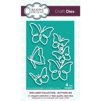 butterflies one liner collection die 2022 new cutting templates scrapbook diary decorative templates embossing templates diy gre