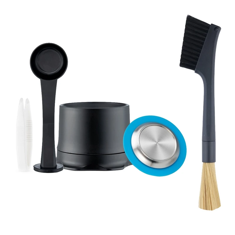 

For Nespresso Zenius Coffee Filter Reusable Coffee Capsule Lid Espresso Coffee Crema Maker Barista With Brush