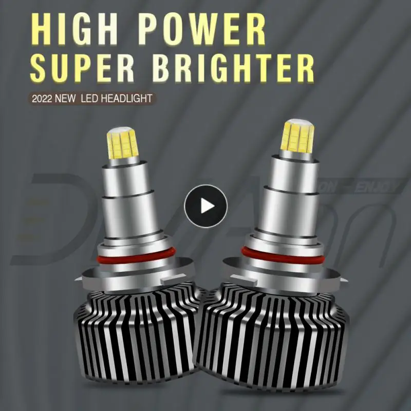 

Auto Fog Lamps Plug And Play 9006 Headlamps Kit Practical Durable Car Light Car Supplies Automotive Headlights Waterproof 8000lm