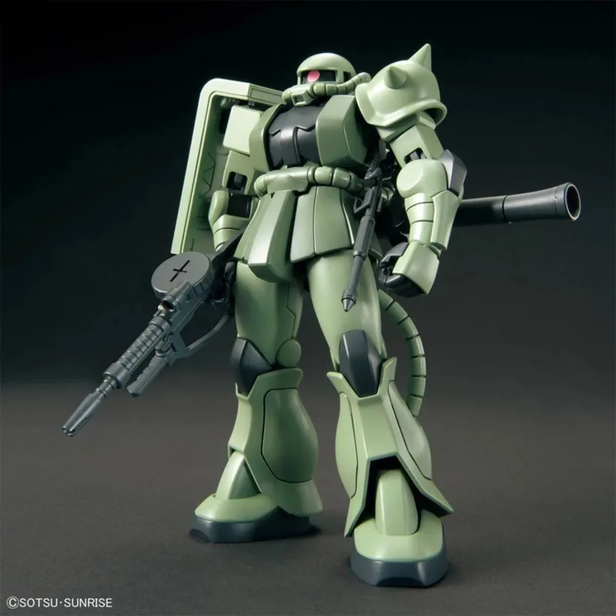 Фото Оригинальный Bandai, оригинальный в наличии HGCE 1/144 MS-06 Zaku II Gundam, коллекция аниме, наборы моделей экшн-фигурок, подарок для мальчика и девочки №2