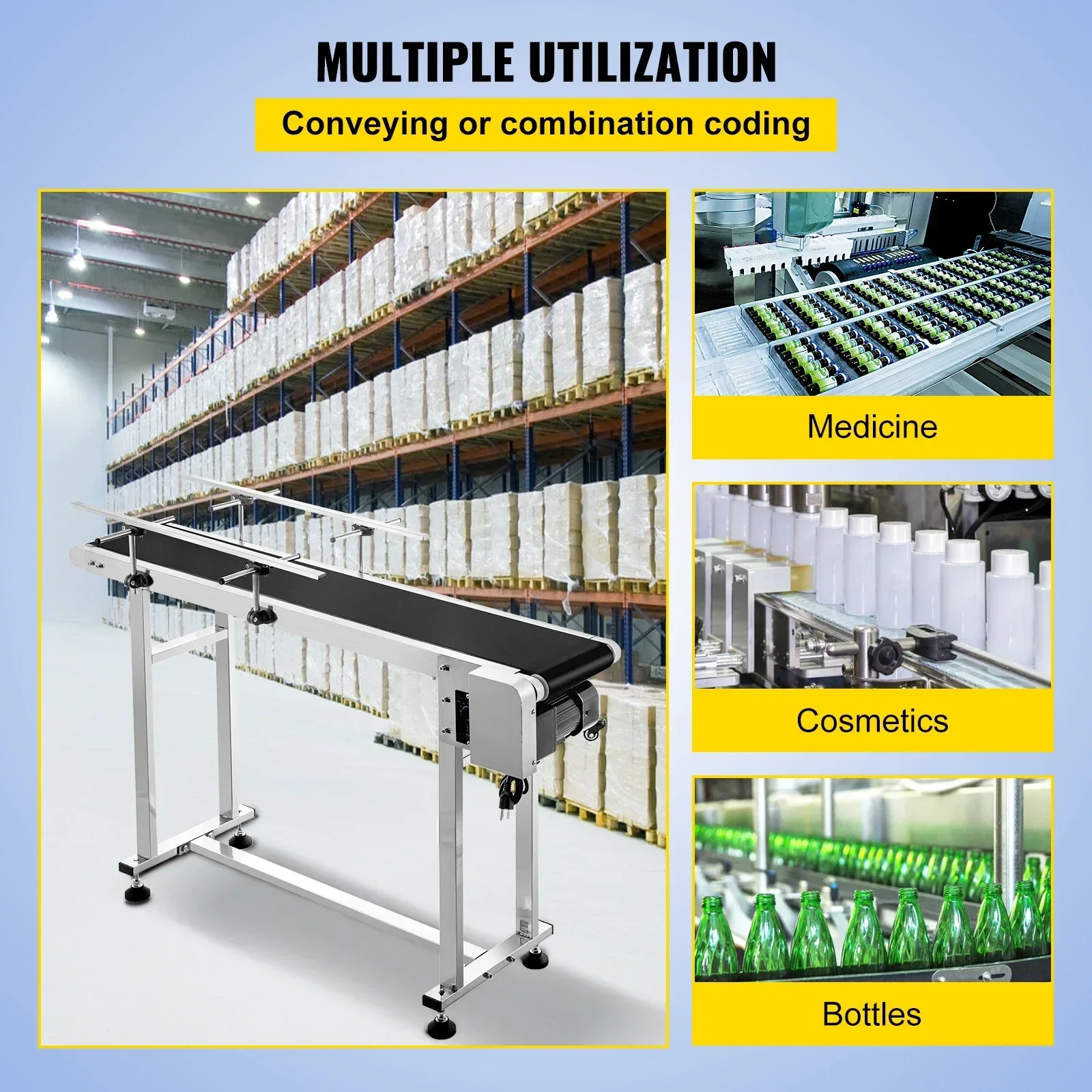 Хорошо встроенный ленточный конвейер удлиненная транспортировочная полоса из