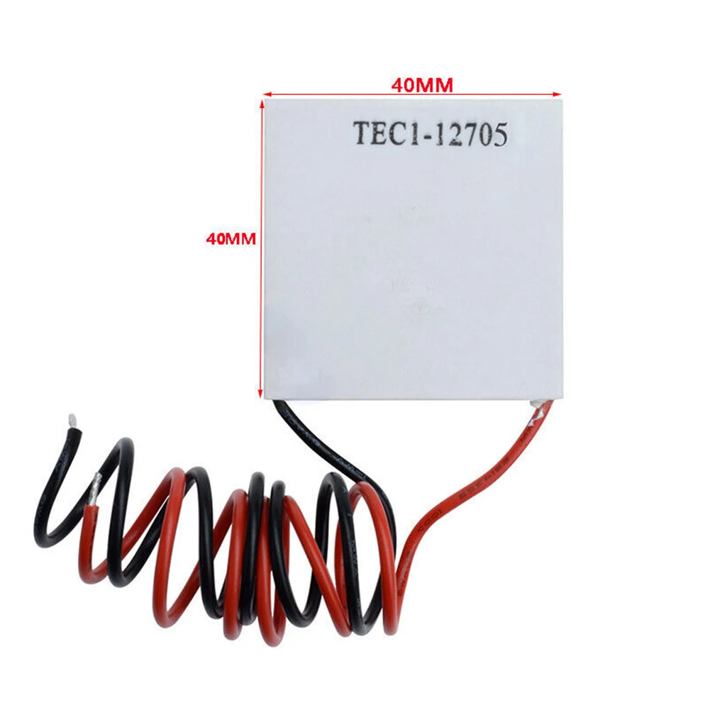 

Practical High Quality Brand New Heatsink Module TEC1-12705 Thermoelectric Cooler 30cm 4.5A 40 * 40 * 3.8mm Accessories