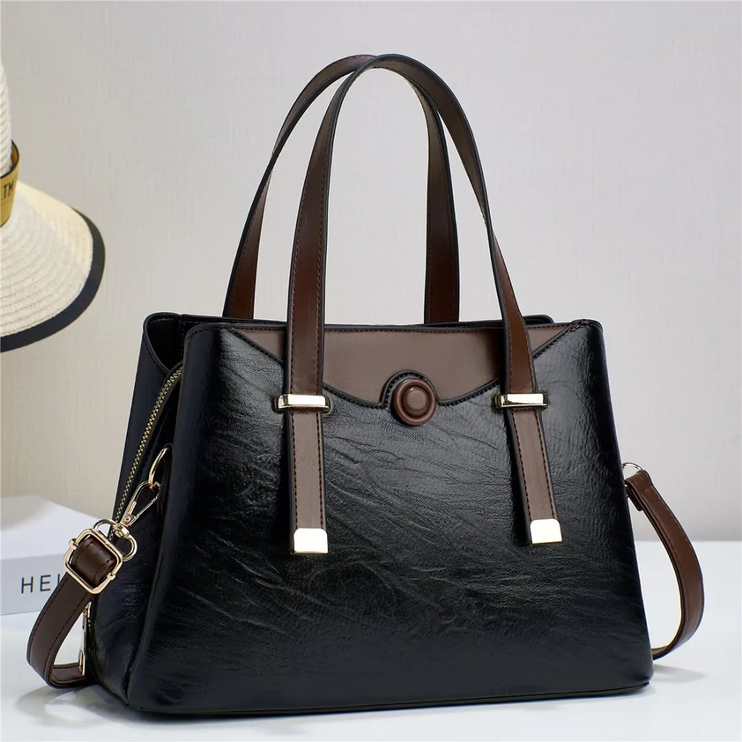 

High-capacity Pu Handbag For Women Girl Fashion Tassel Messenger Bags Luxury Brand Shoulder Bags Ladies Tote Bag Crossbody Bag