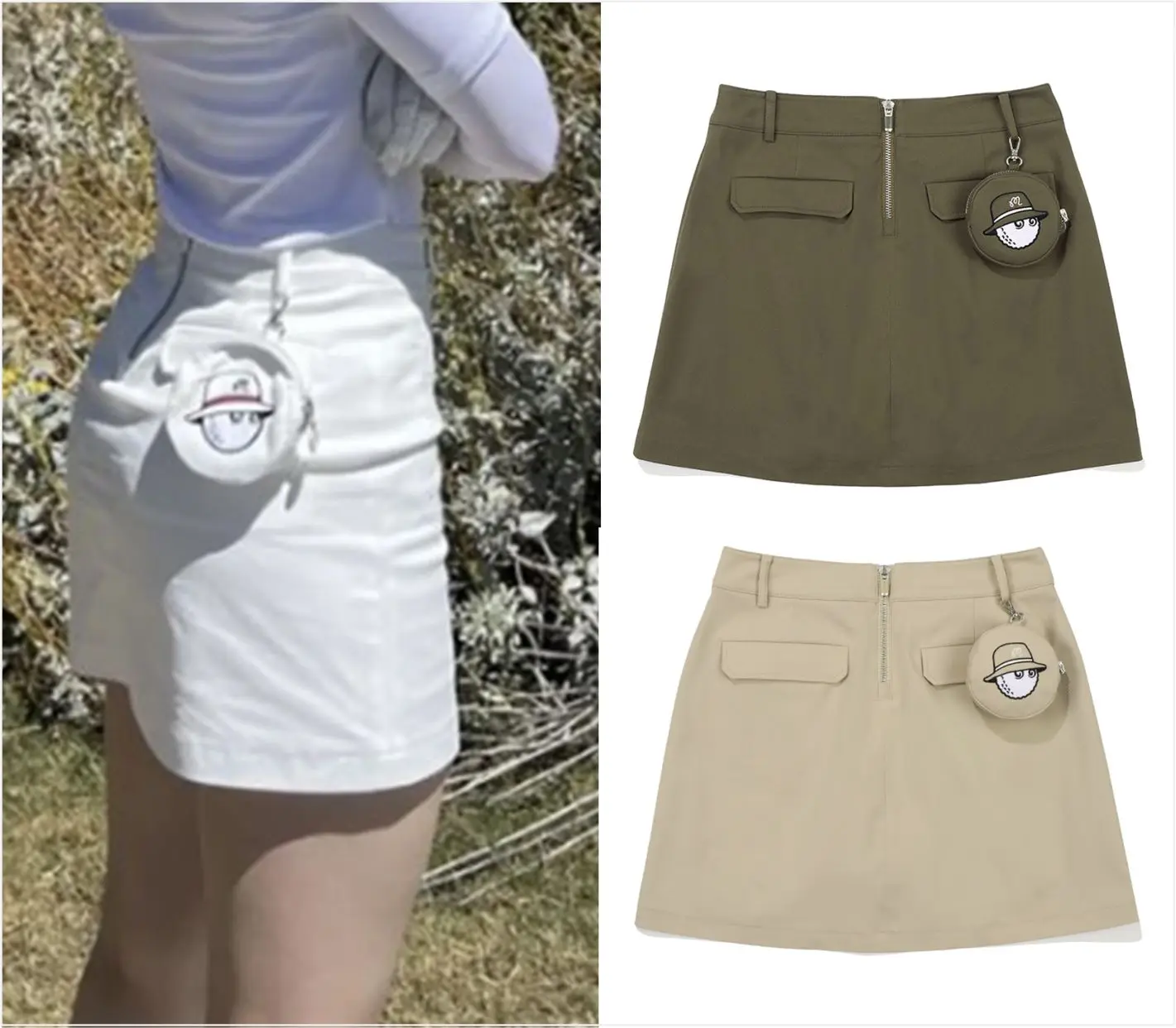 

2022 MALBON Korean Golf Dress Women Skirt Womens Sports Breathable Slim A-line Skirt Ball Bag Skirt Pants