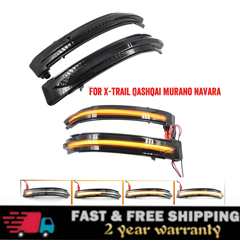 

Светодиодный динамик зеркала для Nissan X-Trail T32 Rogue Qashqai J11 Murano Z52 Juke Navara Pathfinder поворотный сигнал последовасветильник