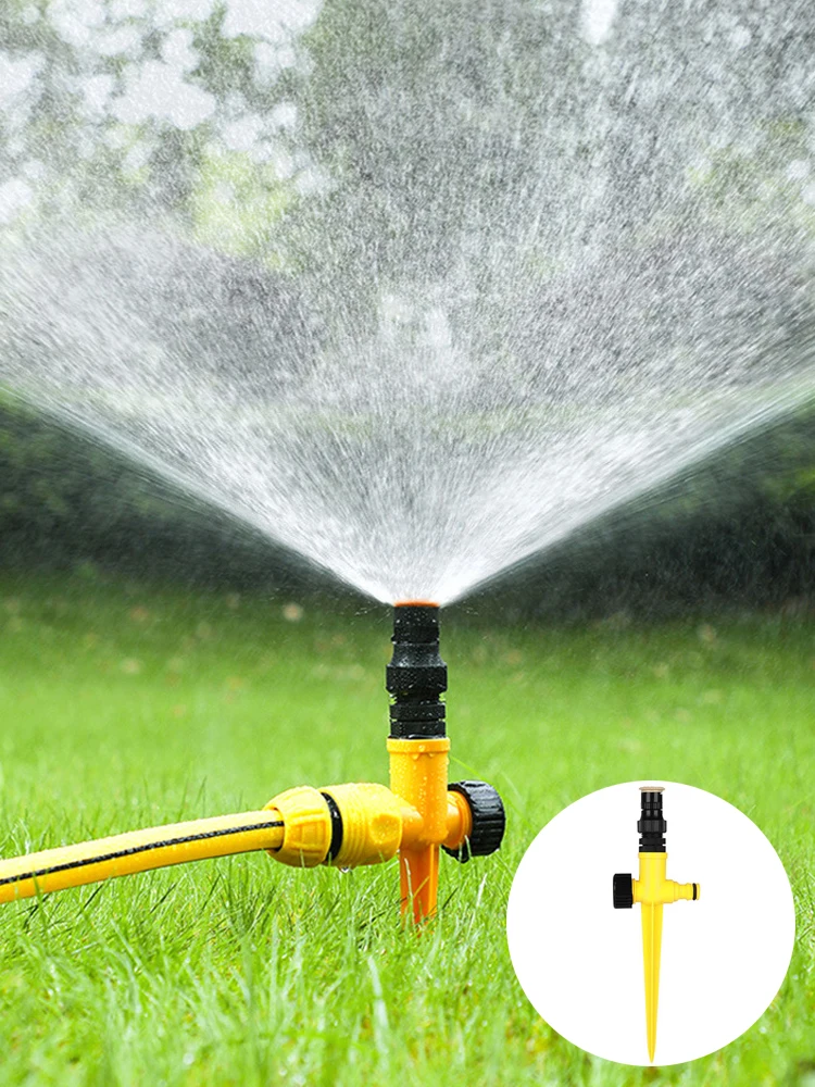 360 Degree Rotating Automatic Garden Lawn Sprinkler Yard Jet Sprinkler System Large Area Coverage Water Irrigation Sprayer  - buy with discount