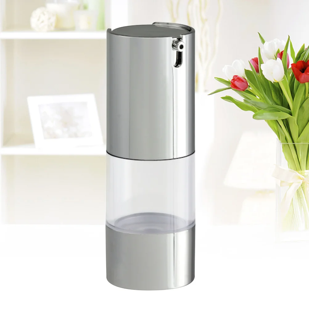 

15ml/30ml/50ml Airless Pump Bottle Press Cream Jar Emulsion Bottles Press Lotion Plastic Cosmetic Dispenser Vacuum Container