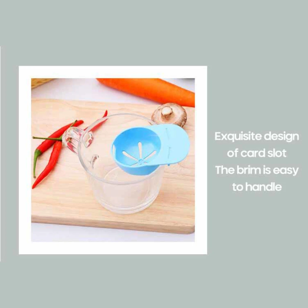 1Pcs Sun Hat Design Creative Sun Hat Shape Egg White Separator Egg White Egg Yolk Filter Kitchen Baking Gadget For Kitchen New images - 4