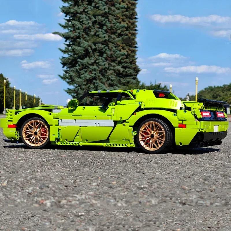 МОК 152910 1:8 Green GT супер спортивный автомобиль строительные блоки технические