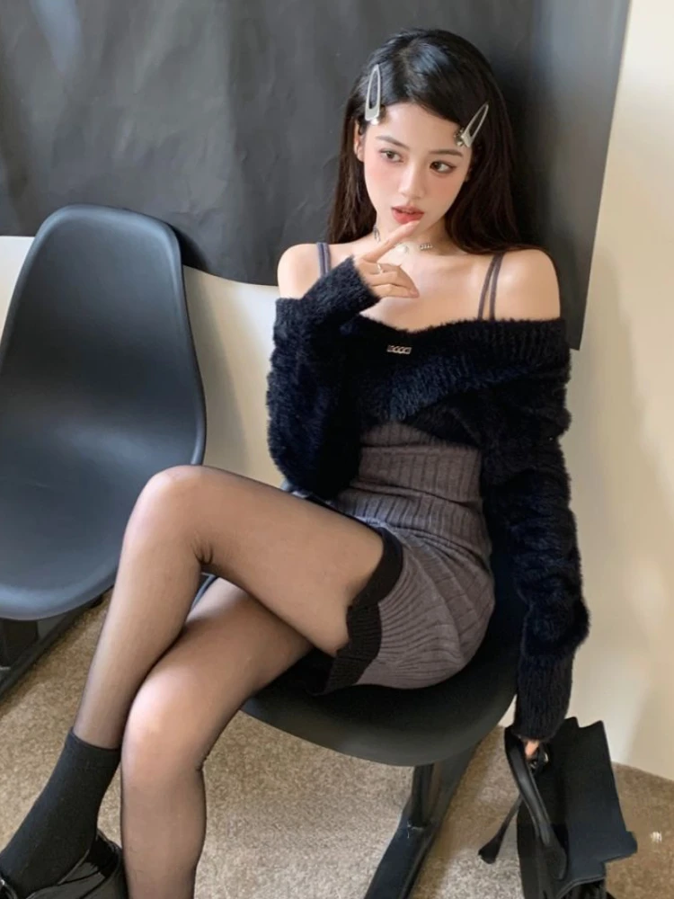 Модный комплект из двух предметов в Корейском стиле женское элегантное милое