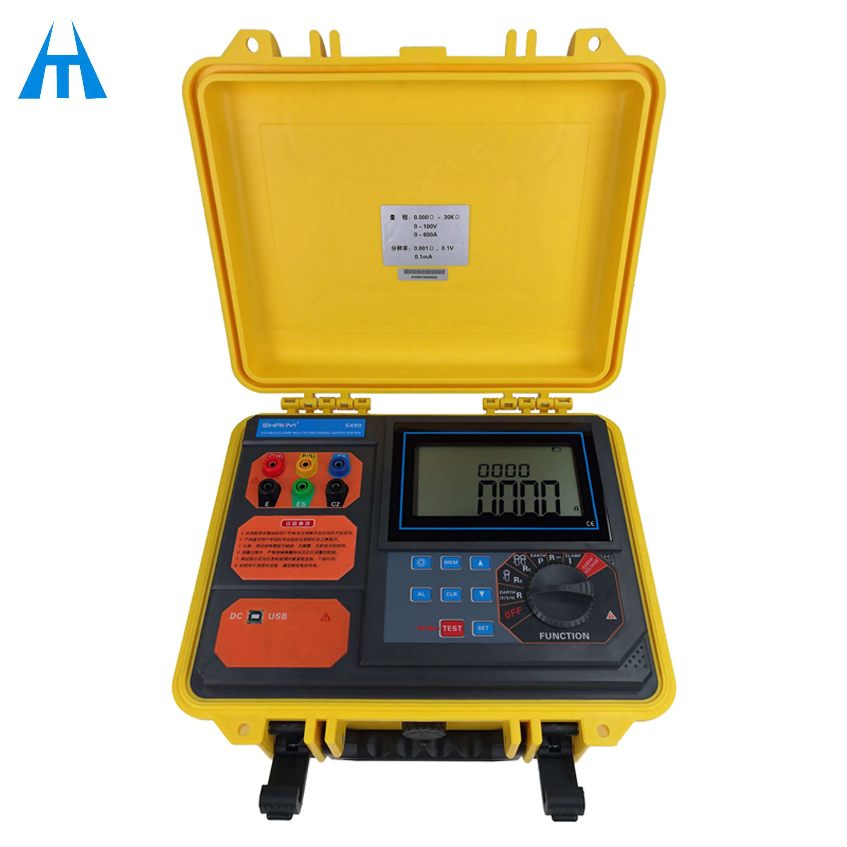 

ZT-ZJ011D Double Clamp Earth Resistance Tester