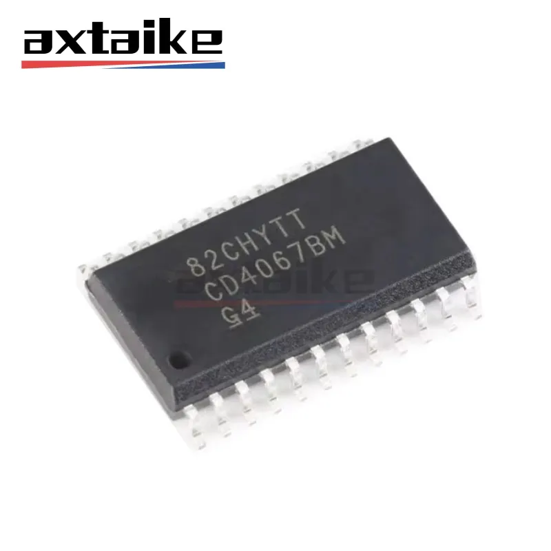 

10PCS CD4067BM96 CD4067BM CD4067 SOP-24 Multiplexer Switch ICs CMOS Sgl 16-Ch Ana Multipl Demltplxr IC SMD Chip