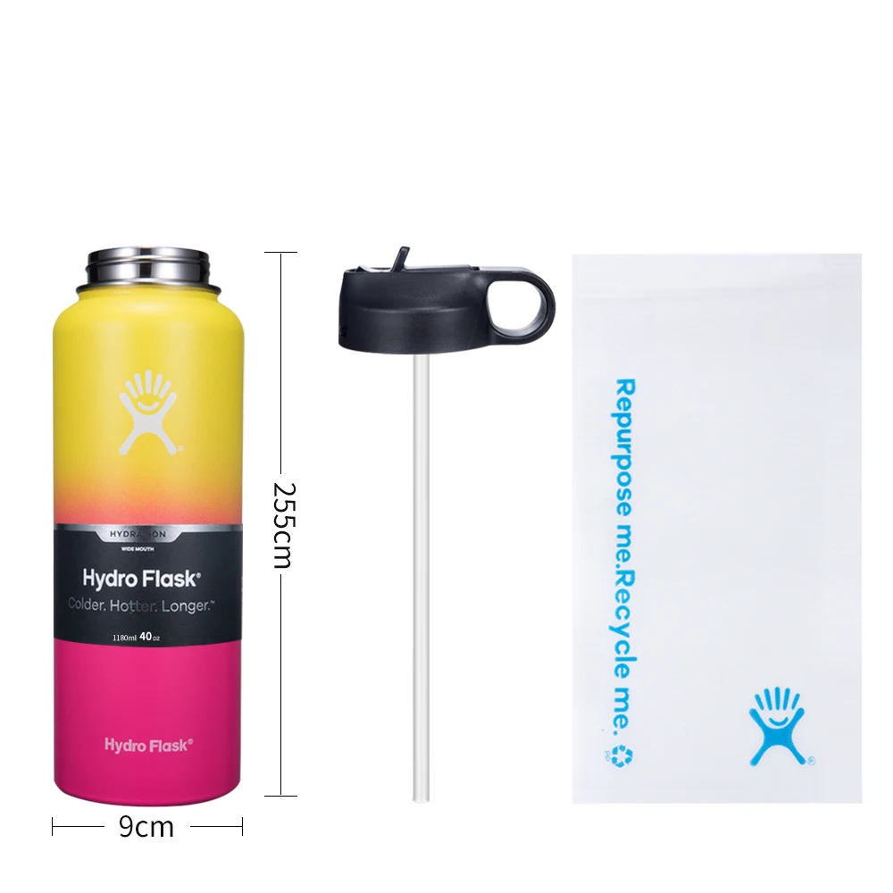 Термос из нержавеющей стали для девочек Спортивная бутылка воды с вакуумной