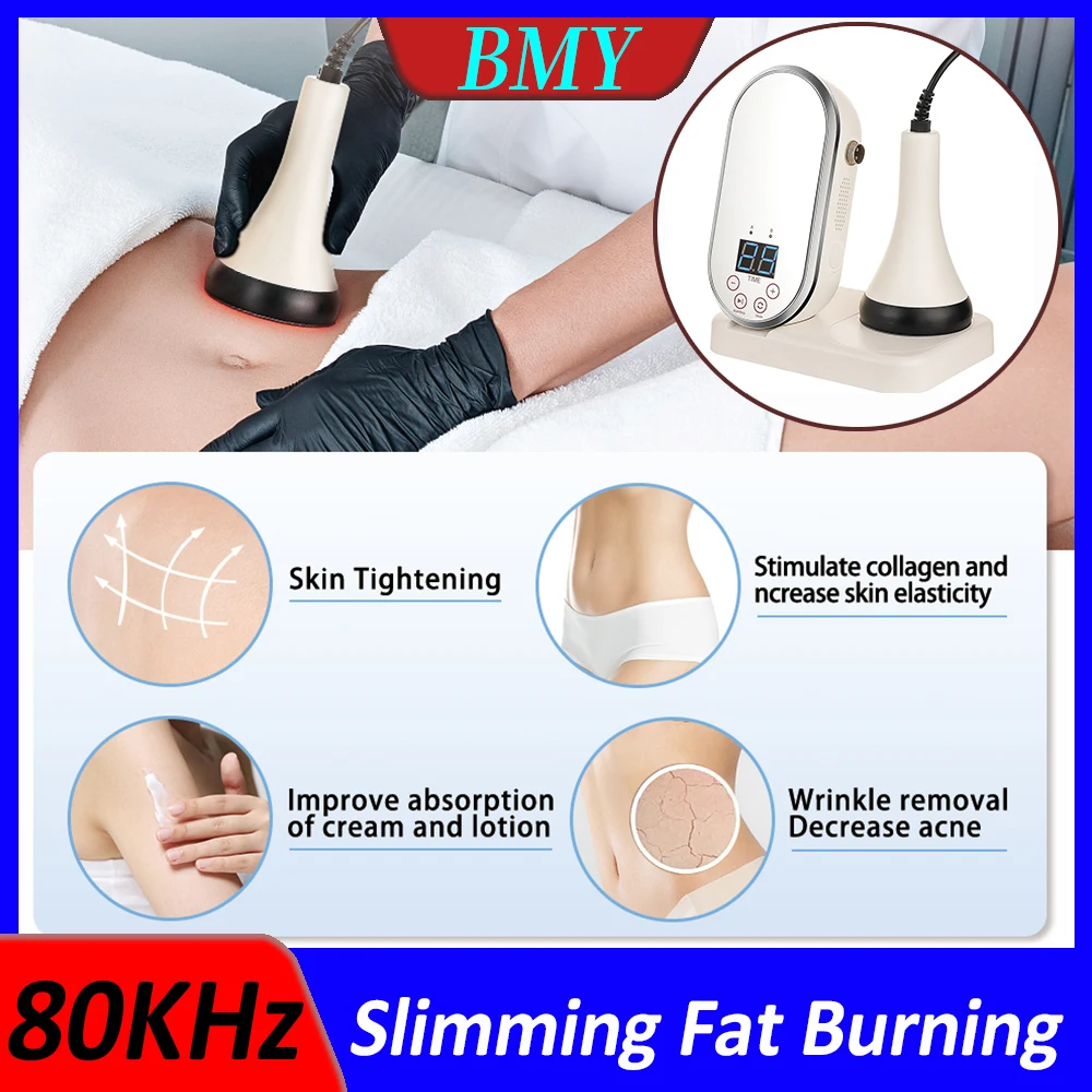 

80KHz Slimming Fat Burning Beauty Device Cavitation Machine Ultrasonic Body Massager Loss Burner Skin Tightening Weight Loss