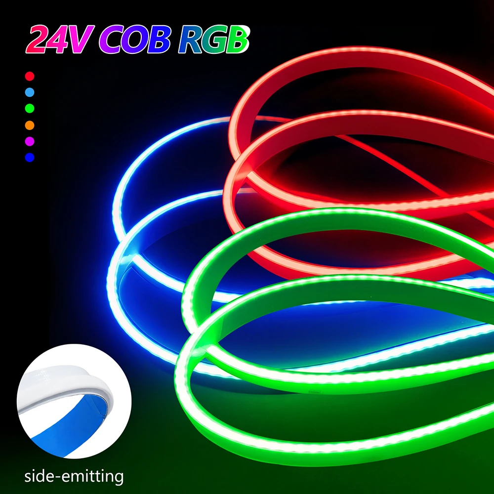 

HEGEHE RGB COB светодиодная лента 840 светодиодов/м 24В
