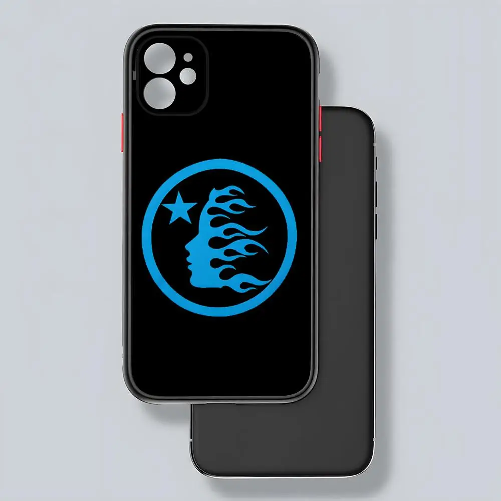 H-HellstarS модный чехол для телефона с матовой прозрачной задней панелью IPhone 16 15 14 13 12