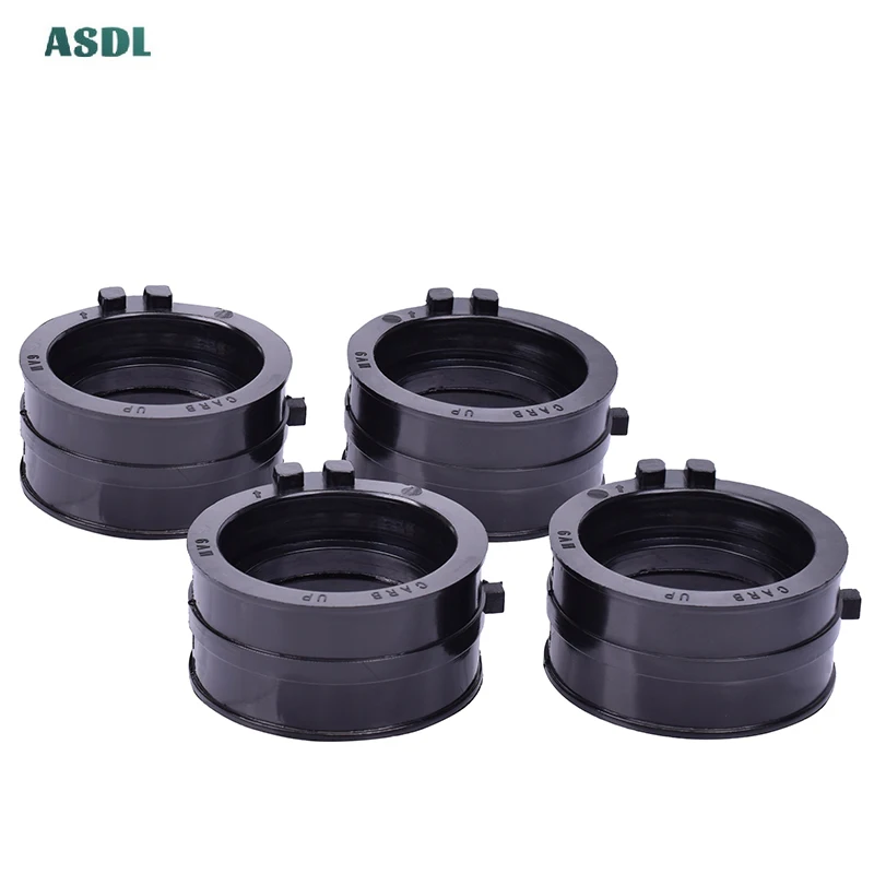 

4PCS Motorcycle Part Carburetor Intake Manifold Boot Carb Flange For Honda CBR600 F1-F4I MV9 CBR 600 Air Inlet