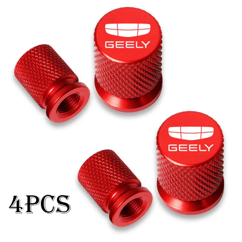 

Geely Atlas Coolray Emgrand EC7 EC8 X7 EX7 CK2 Колпачки Для Клапанов На Колеса Автомобиля Алюминиевые Пылезащитные Водонепрон...