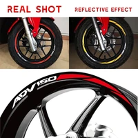 mtkracing suitable for honda adv150 adv 150 motorcycle refitting wheel hub sticker reflective rim edge color reflective sticker