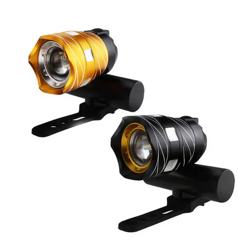 

LED Head Light MTB Bike Front Fork Handlebar Lantern USB Cycling Safety Warning Night Lamp with 3 Light Modes