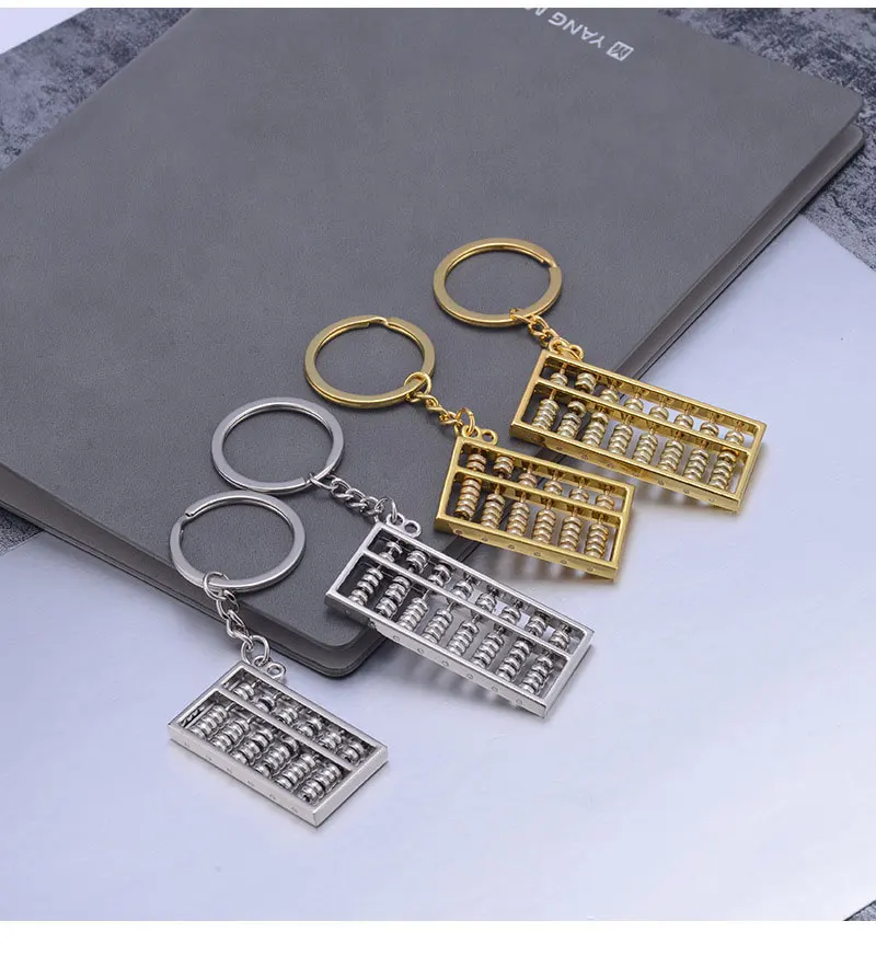 

Creative Personality 6 Grade 8 Grade Student Simulation Abacus Key Chain Movable Key Chain Pendant Accessories