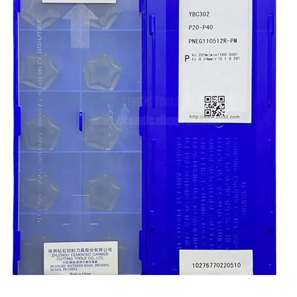 

ZCC CNC лезвие из сплава YBC302 PNEG110512R-PM