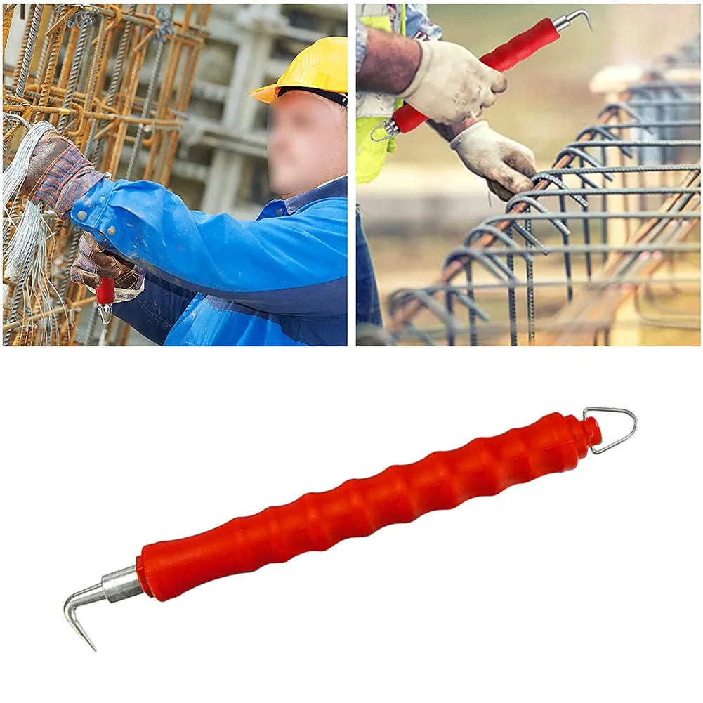 

Rebar Tier Construction Site Winding Tool Wire Knoting Pliers Steel Wire Tring Tool Steel Bar Tying Hook Semi-automatic