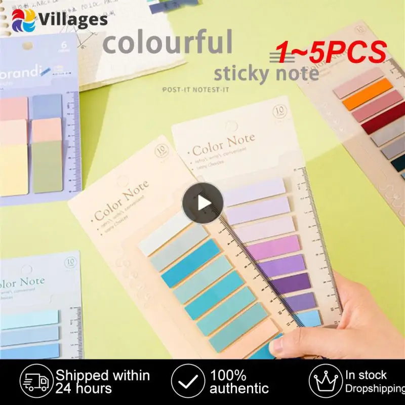 

1 ~ 5 шт., набор клейких заметок на 200 листов с линейкой для указательных листов, маркеры для страниц, список планировщиков, школьные и офисные канцелярские принадлежности