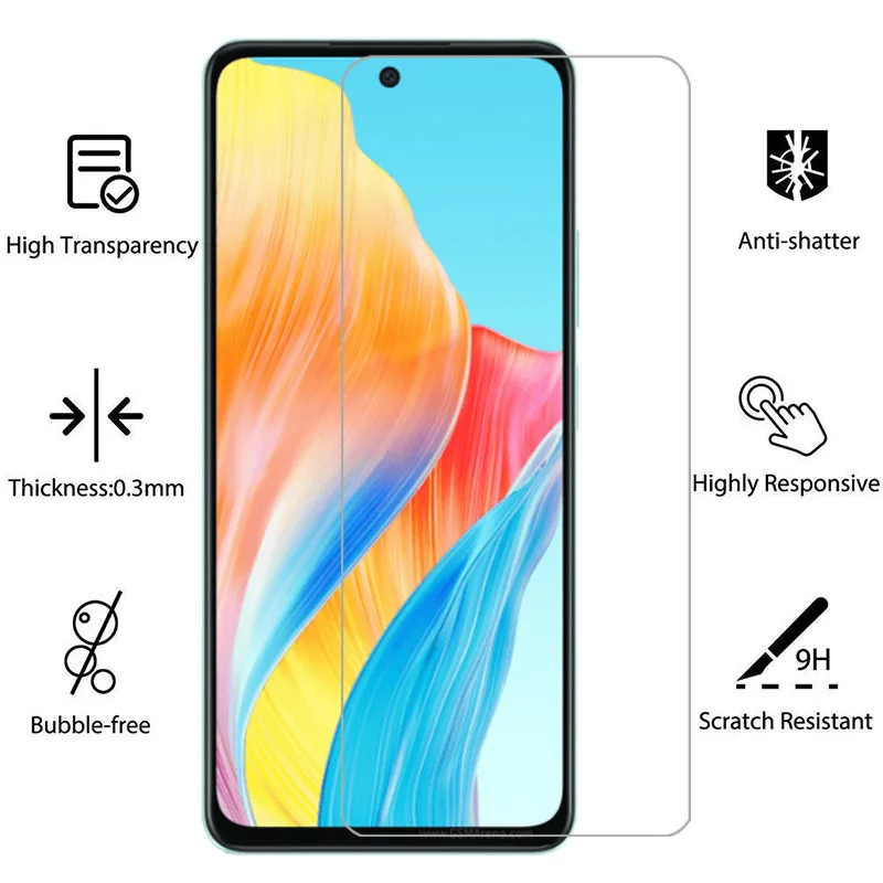 Закаленное стекло для oppo a58 чехол телефона on oppoa58 4g 5g a 58 58a a584g задняя крышка 360