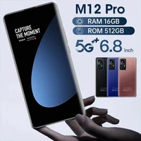 2022 original m12 pro global version 7 3inch smartphone 16gb1tb cellphones 48mp mobile phones 5g network unlocked smartphone