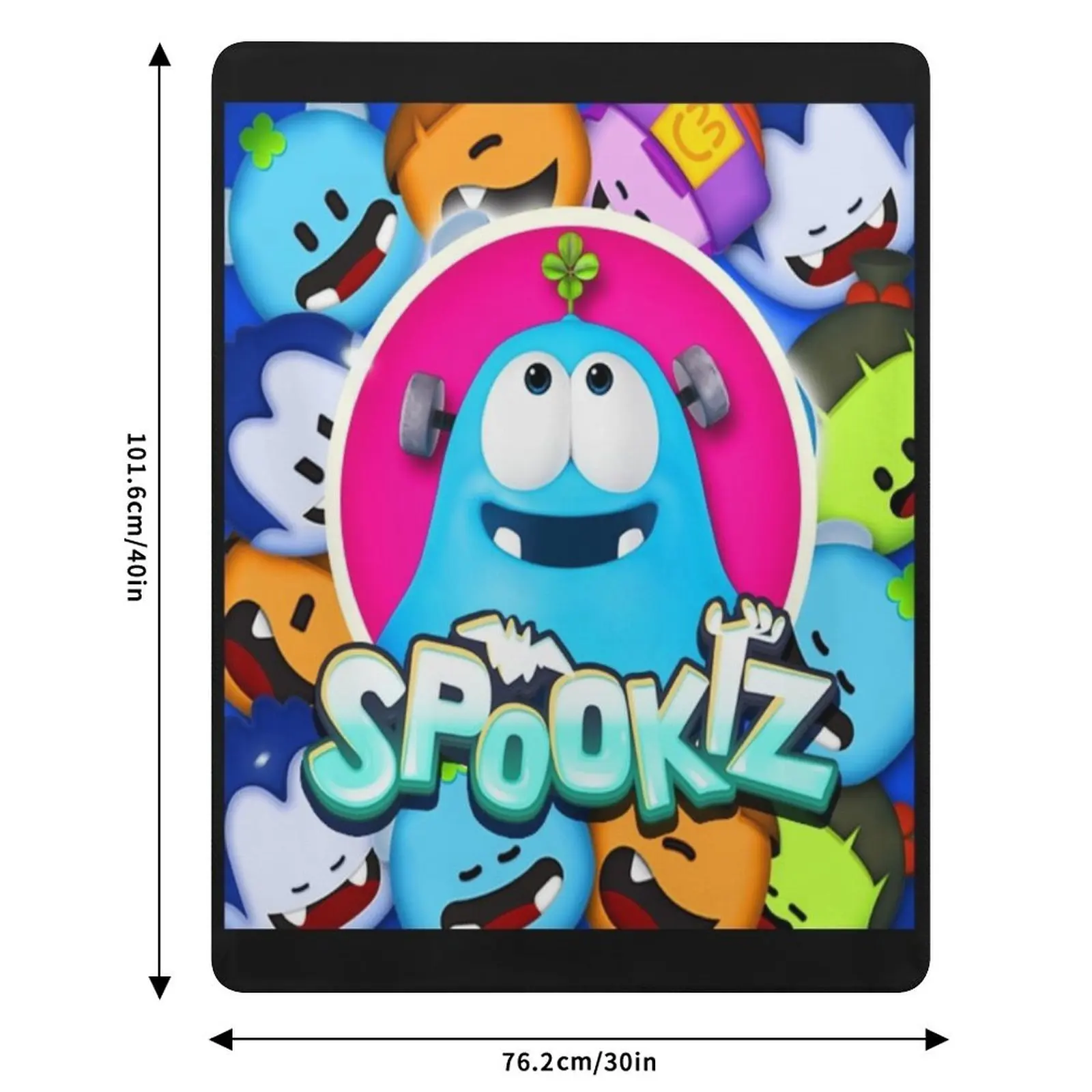 Костюм Spookiz, детская рубашка Spookiz, подарок для фанатов, мягкий уютный плед для домашних животных, детей и взрослых (art.: 3920dc2db87bd) - 3920dc2db87bd
