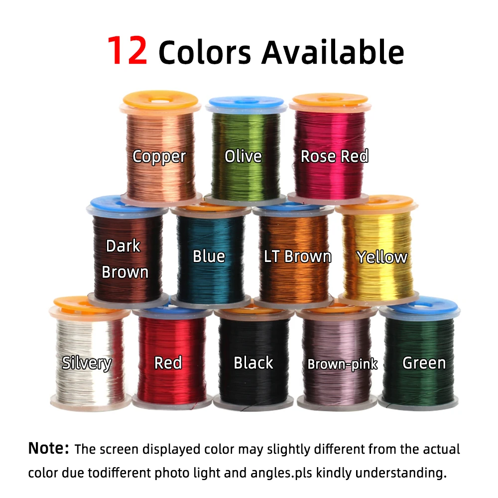 Медная Проволока 0 2 Мм Для Тонкого Завязывания Мушек Ловли Форели И Окуня