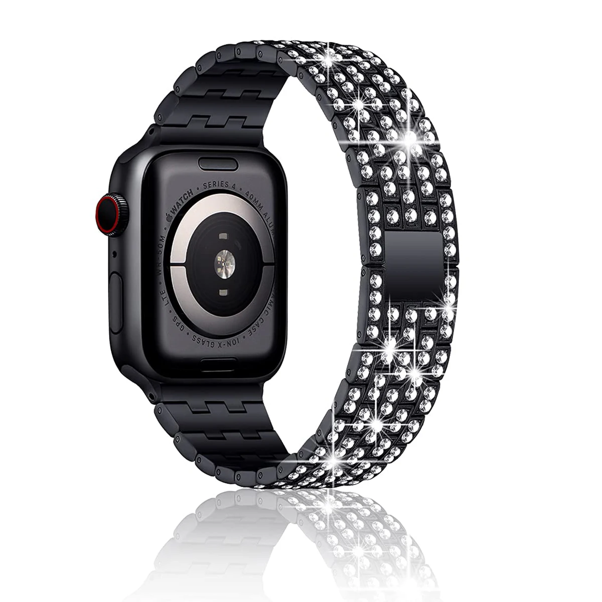 High texture Metal strap for Apple watch band bling bracelet chain for iwatch38MM40MM42MM44MM diamond strap for iwatch654321