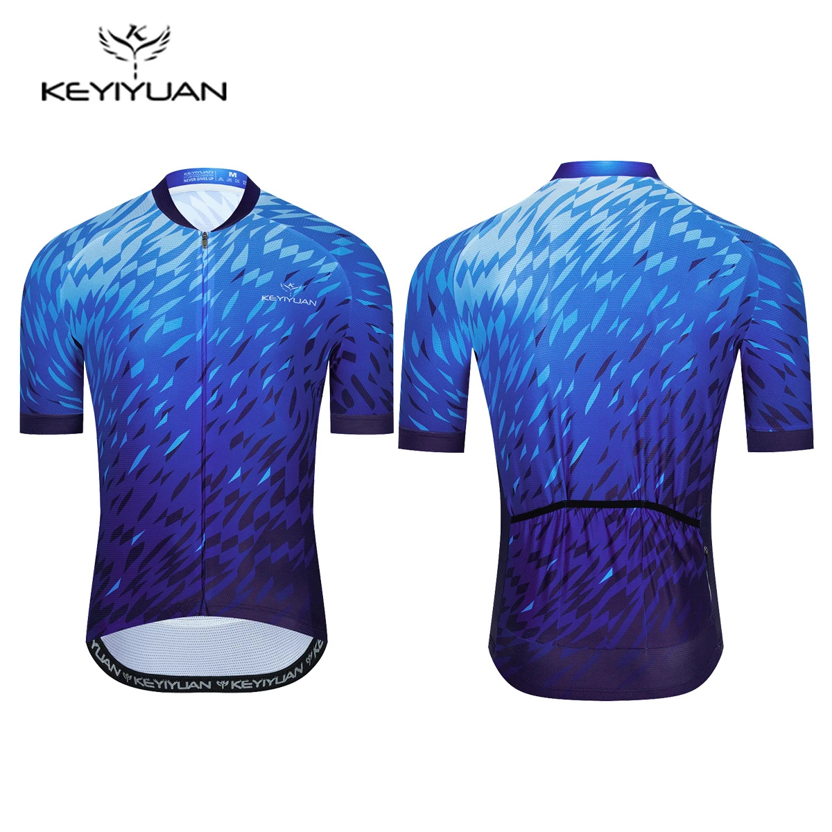 

KEYIYUAN Men Explosive Models Cycling Jersey Short Sleeved Mountain Bike Clothes Triathlon Maillot Cyclisme Camiseta Masculina